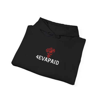 4EVAPAID "Rose Skull" Hoodie