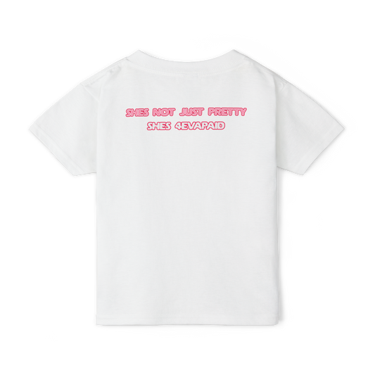 4EVAPAID Toddler T-Shirt with Heart & Inspirational Quote