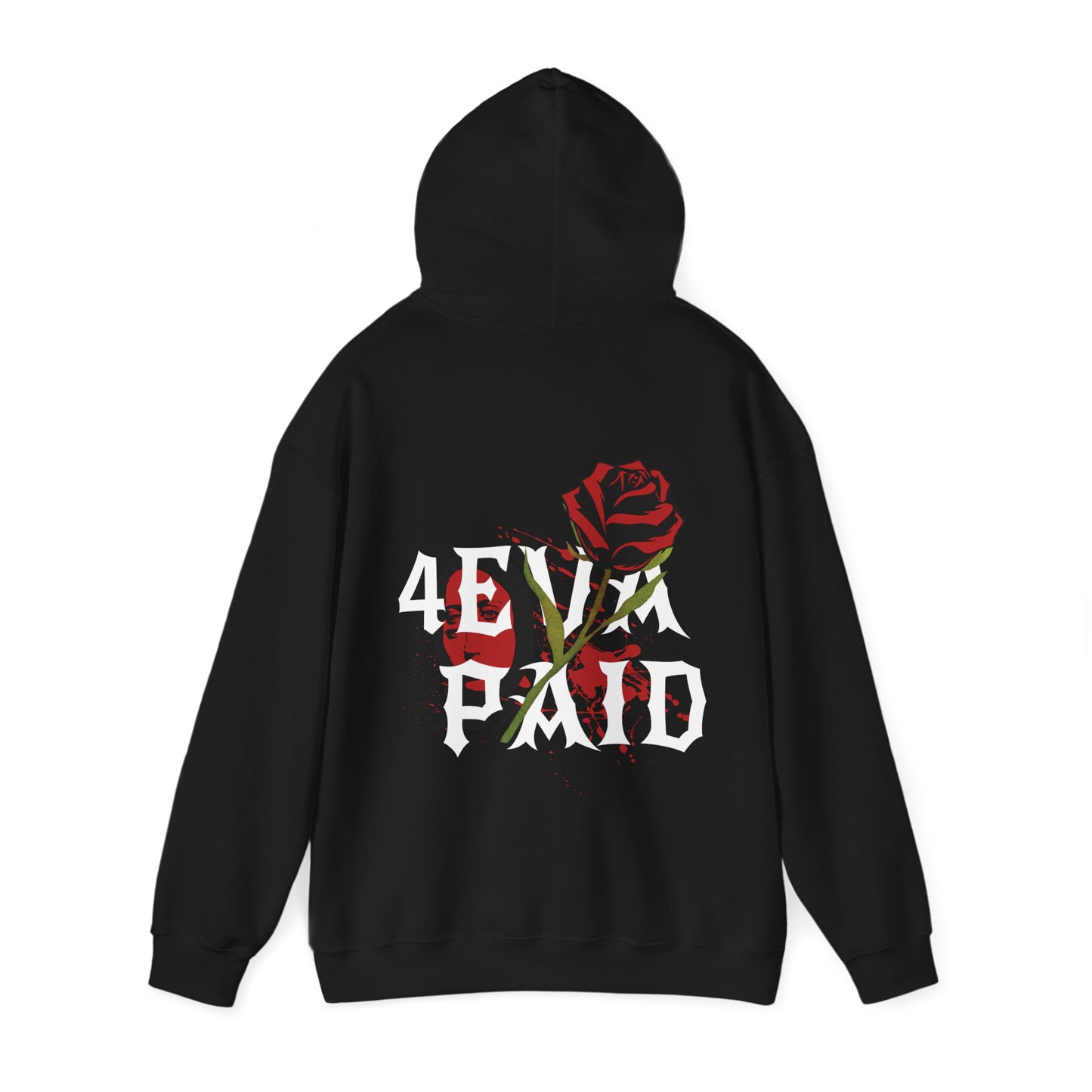 4EVAPAID "Rose Skull" Hoodie